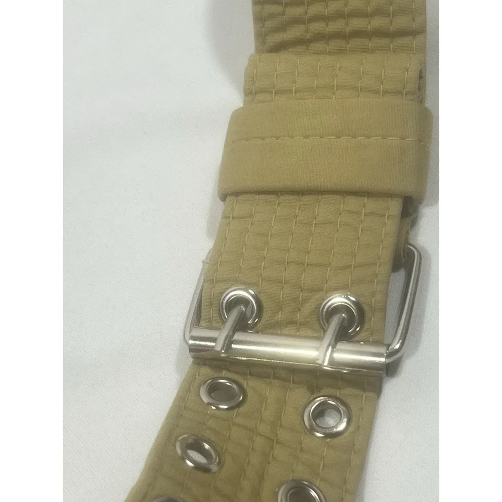 Johnny Was Pete & Greta Canvas Belt‎ Double Grommet Adjustable Buckle